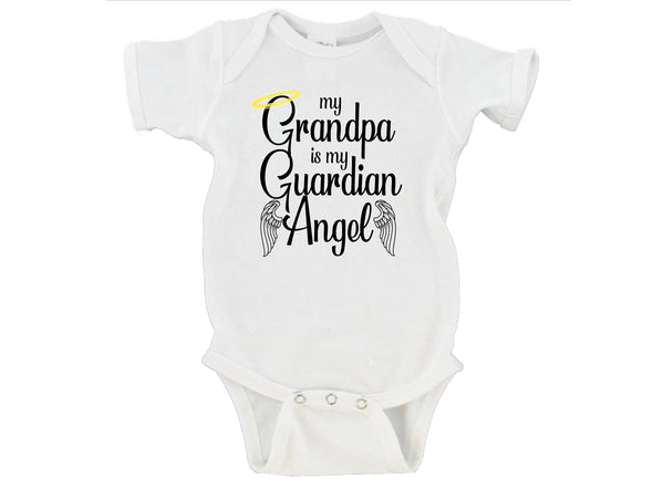 My Guardian Angel-Grandpa/Grandma Custom Onesie
